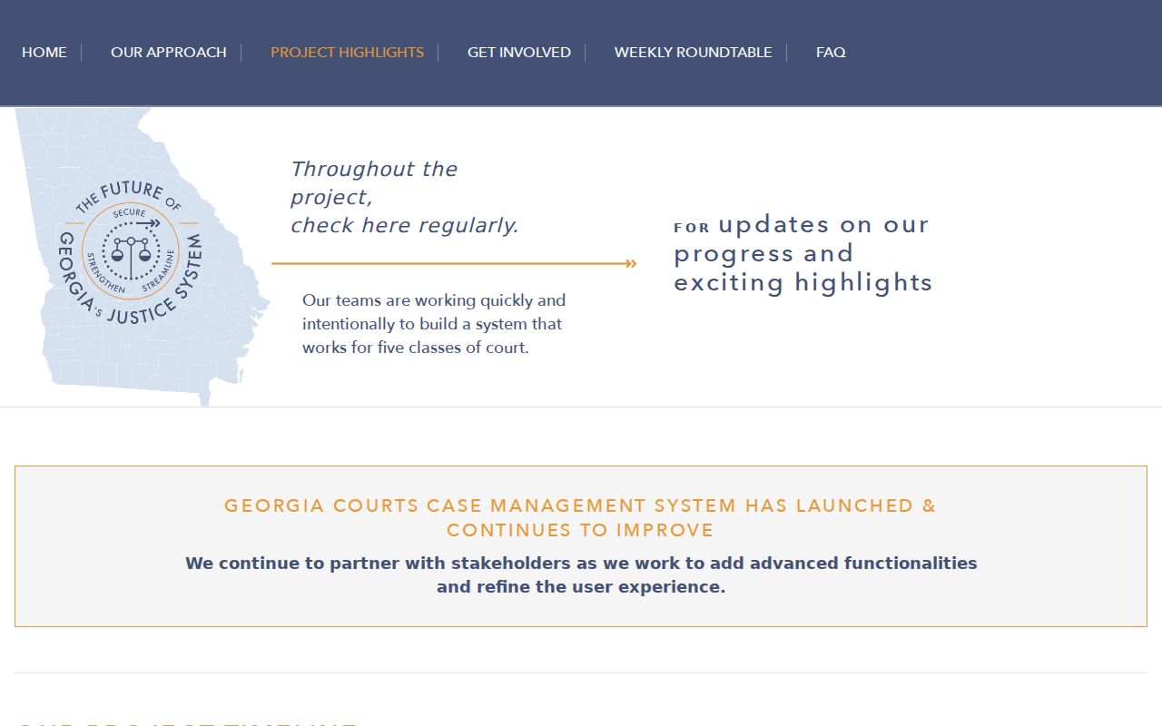 Miller County case search Georgia CMS project highlights